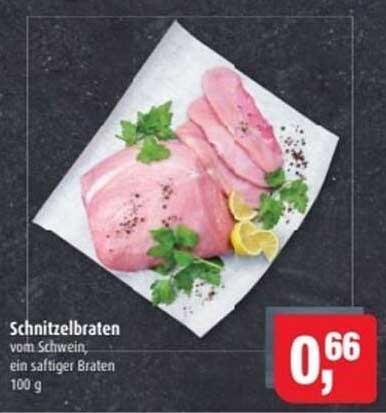 Schnitzelbraten vom Schwein – ein saftiger Braten