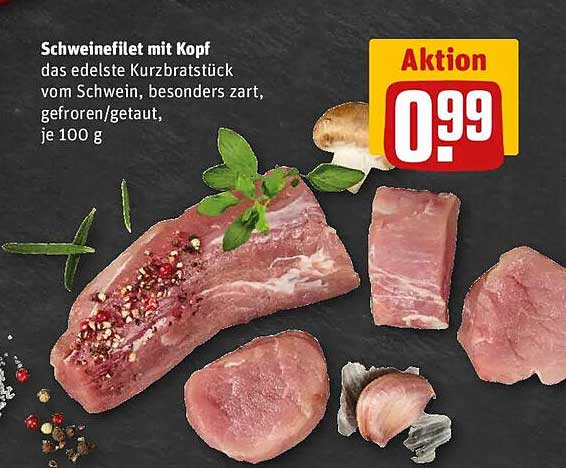 Schweinefilet mit Kopf - das edelste Kurzbratstück vom Schwein