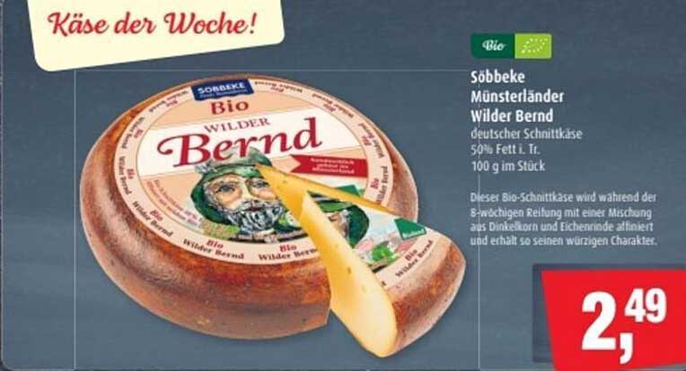 Söbbeke Münsterländer Wilder Bernd - Deutscher Schnittkäse