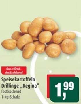 Speisekartoffeln Drillinge "Regina" festkochend 1-kg-Schale