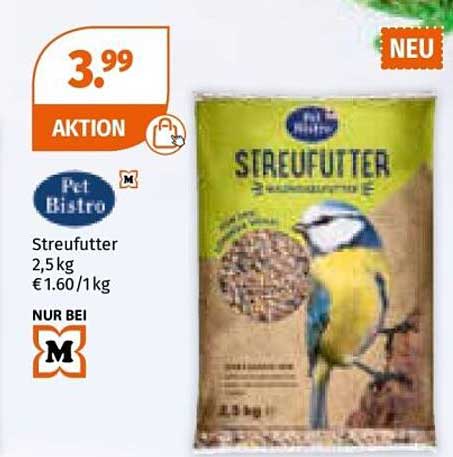 Streufutter 2,5 kg - Pet Bistro