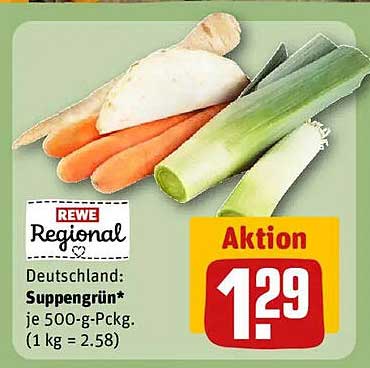 Suppengrün 500-g-Päckchen – frisch und vielseitig!