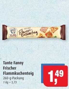Tante Fanny Frischer Flammkuchenteig 260-g-Packung