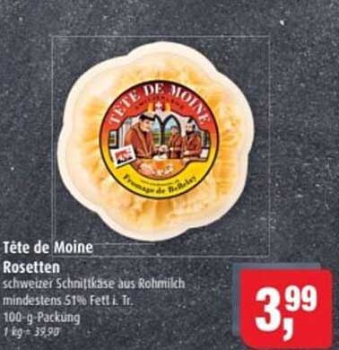 Tête de Moine Rosetten – Schweizer Schnittkäse aus Rohmilch