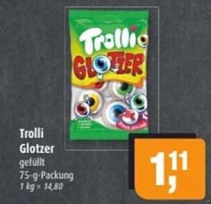 Trolli Glotzer gefüllt 75-g-Packung