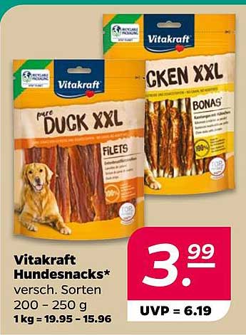 Vitakraft Hundesnacks – verschiedene Sorten