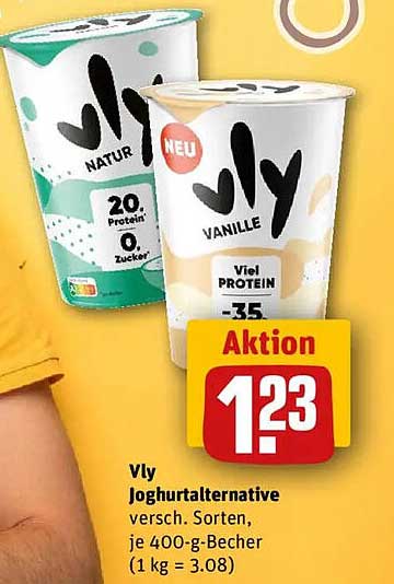 Vly Joghurtalternative - Viel Protein, 0 Zucker