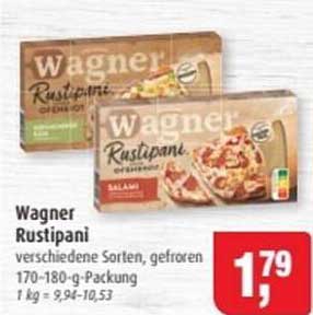 Wagner Rustipani - verschiedene Sorten, gefroren 170-180-g-Packung