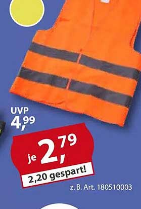 Warnweste mit reflektierenden Streifen