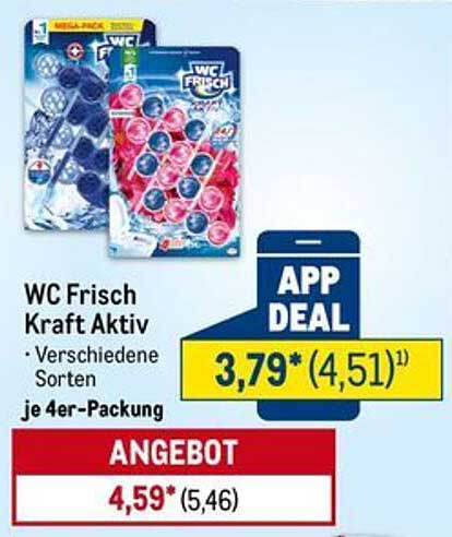 WC Frisch Kraft Aktiv – 4er-Pack