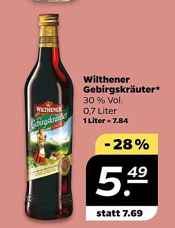 Wilthener Gebirgskräuter 0,7 Liter