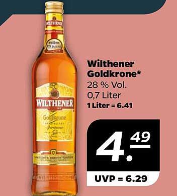 Wilthener Goldkrone 0,7 Liter – 28 % Vol.