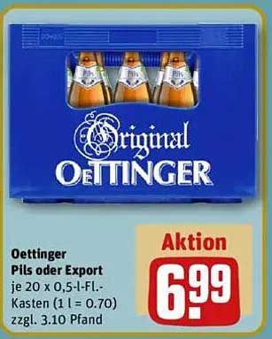 Oettinger Pils oder Export
