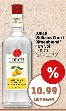 LÖRCH Williams Christ Birnenbrand 0,7l
