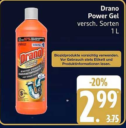 Luxus Drano Power Gel Erfahrungsberichte Fotos