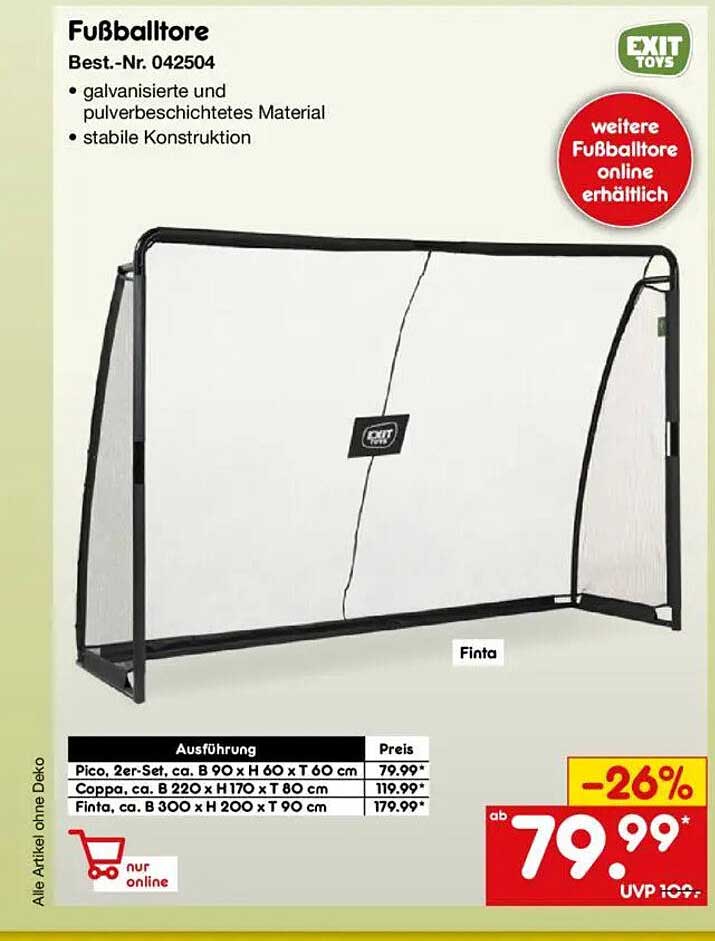 Fußballtore - EXIT Toys
