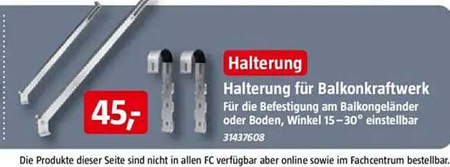 Halterung für Balkonkraftwerk