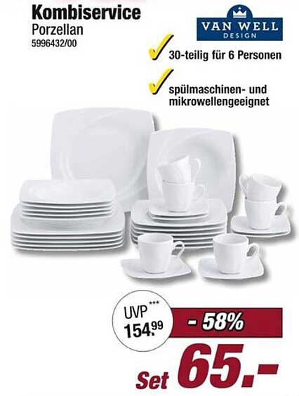Elegantes Van Well Porzellan Fotosnull