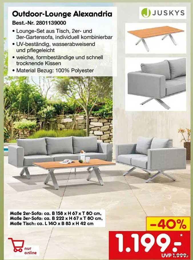 Outdoor-Lounge Alexandria