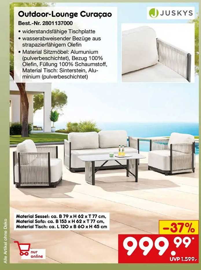 Outdoor-Lounge Curaçao