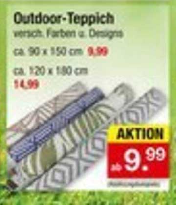 Outdoor-Teppich - verschiedene Farben und Designs