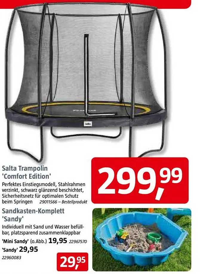 Salta Trampolin 'Comfort Edition'
