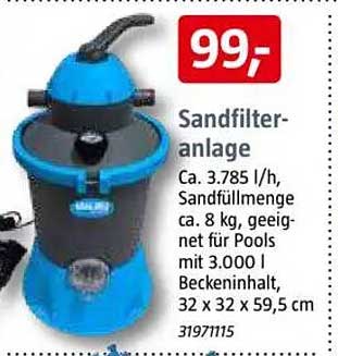 Sandfilteranlage