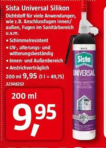 Sista Universal Silikon