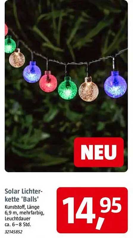Solar Lichterkette 'Balls'