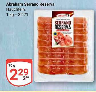 Abraham Serrano Reserva - Hauchfein