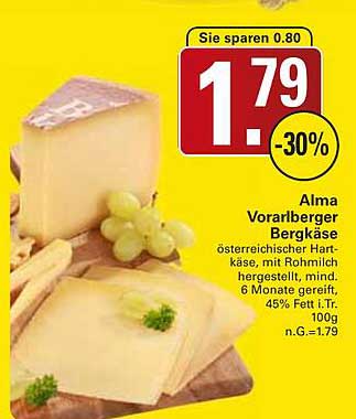 Alma Vorarlberger Bergkäse