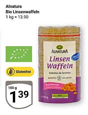 Alnatura Bio Linsenwaffeln
