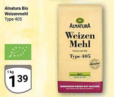 Alnatura Bio Weizenmehl Type 405