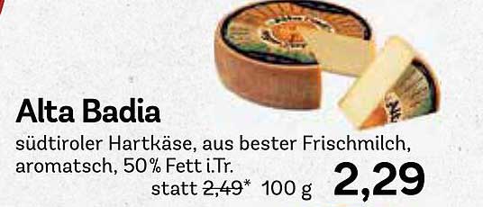 Alta Badia - Südtiroler Hartkäse