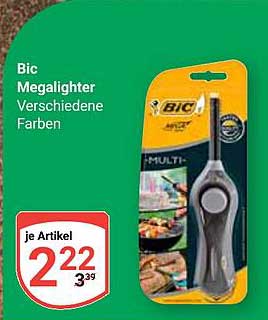 Bic Megalighter in verschiedenen Farben