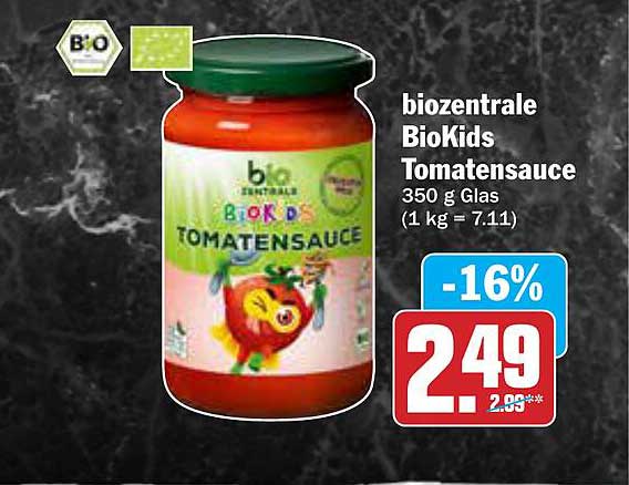 biozentrale BioKids Tomatensauce 350 g