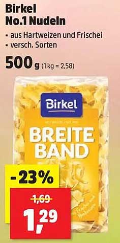 Birkel No.1 Nudeln