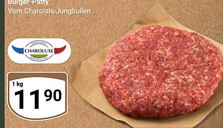 Burger-Patty Vom Charolais-Jungbullen