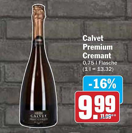 Calvet Premium Cremant 0,75 l Flasche