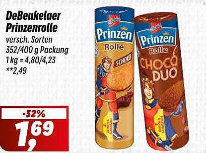 DeBeukelaer Prinzenrolle - verschiedene Sorten