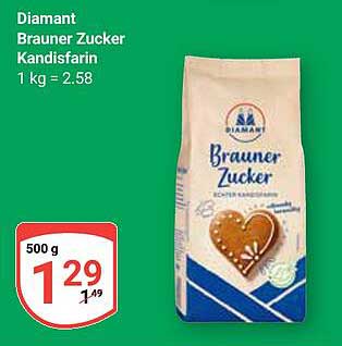 Diamant Brauner Zucker Kandisfarin 500 g