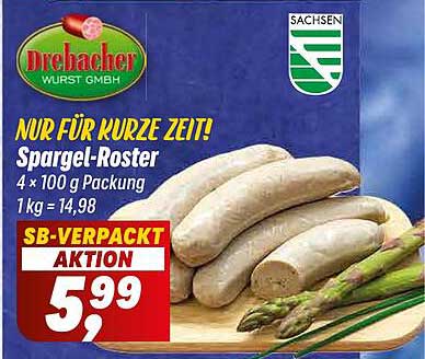 Drebacher Spargel-Roster 4 x 100 g Packung