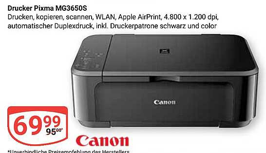 Drucker Pixma MG3650S