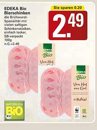 EDEKA Bio Bierschinken