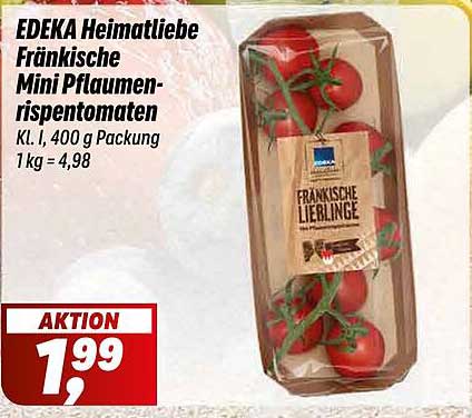 EDEKA Heimatliebe Fränkische Mini Pflau­men­rispen­to­maten