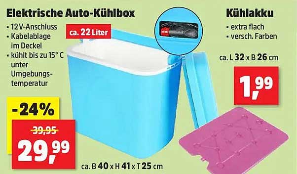 Elektrische Auto-Kühlbox
