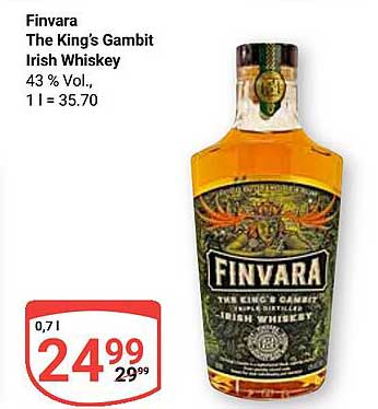 Finvara The King's Gambit Irish Whiskey