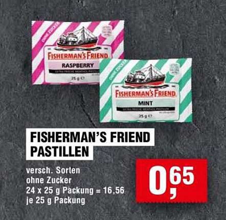 FISHERMAN’S FRIEND Pastillen - versch. Sorten ohne Zucker