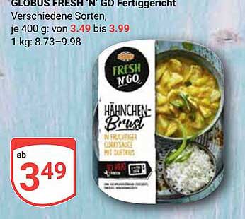 GLOBUS FRESH 'N' GO Hähnchen-Brust Fertiggericht
