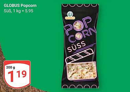 GLOBUS Popcorn Süß 200 g